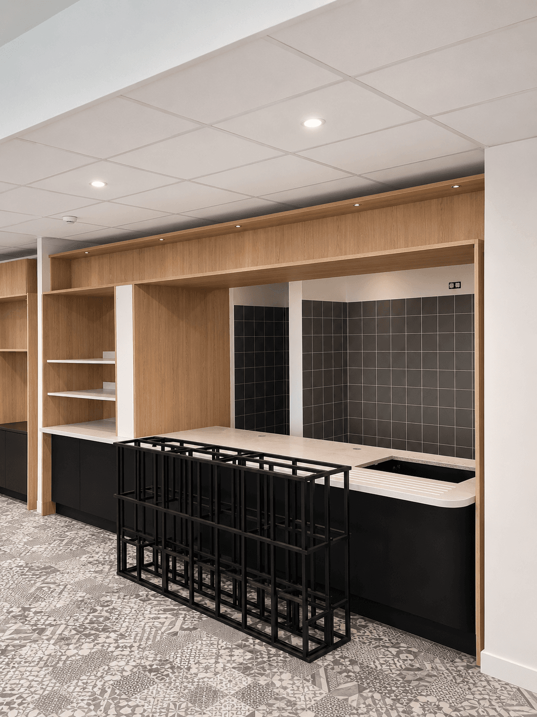 Agencement intérieur réalisé par CDS — Hôtel - Bessan