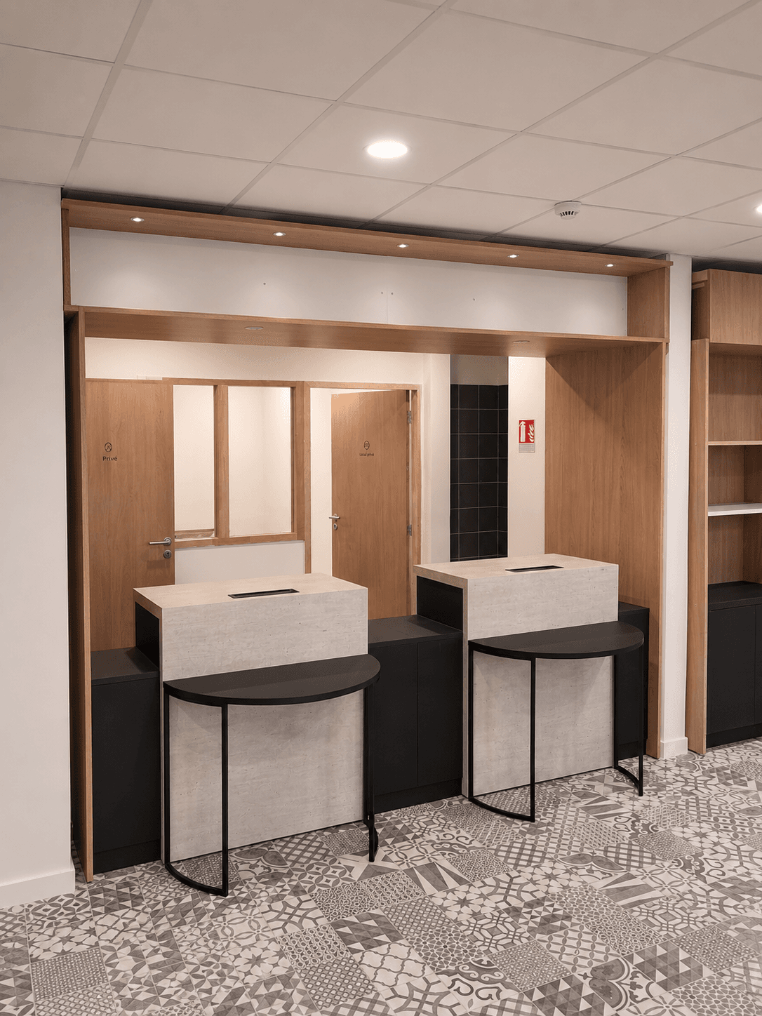 Agencement intérieur réalisé par CDS — Hôtel - Bessan